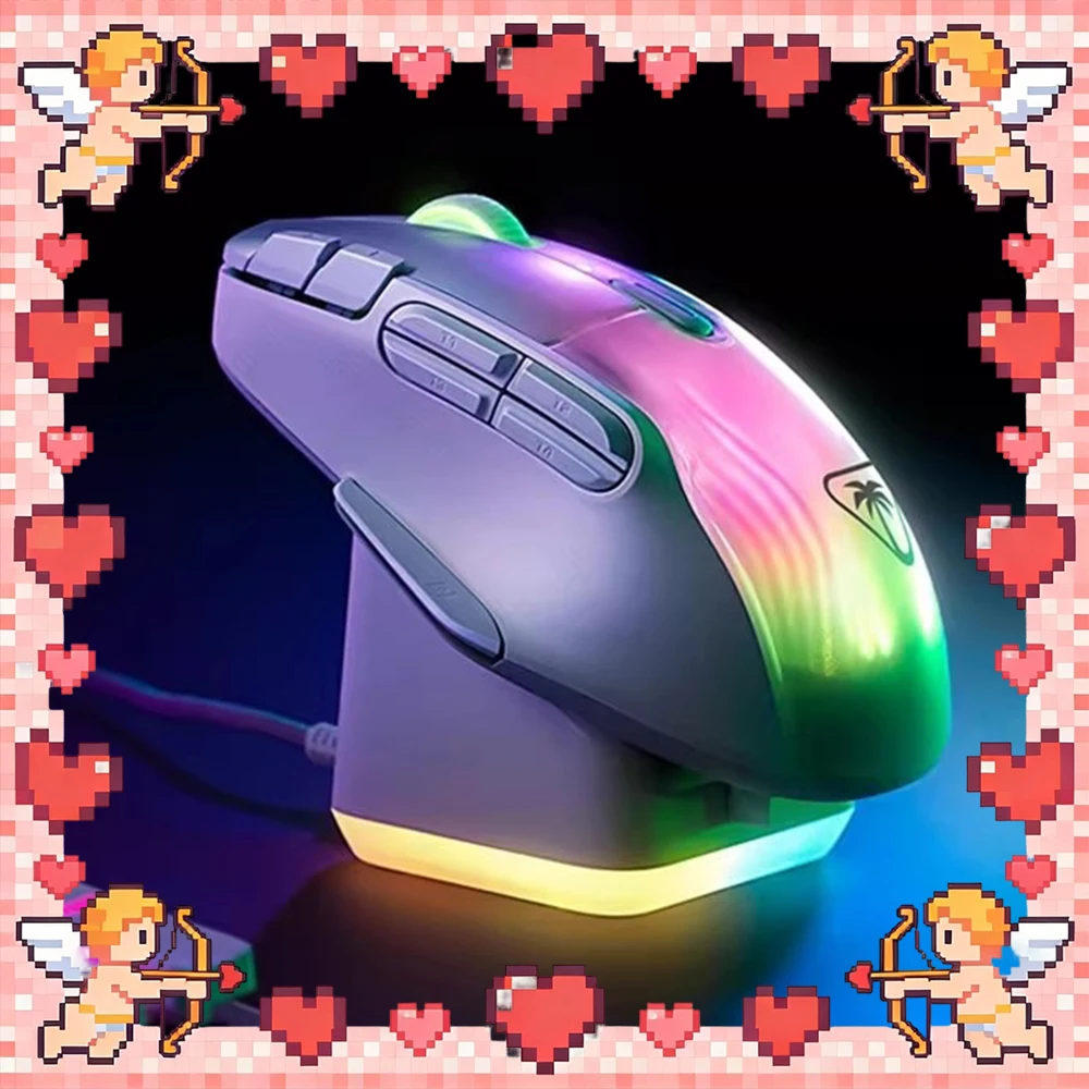 

Игровая мышь Turtle Beach KONE XP, 19000DPI, три режима подключения, 3D RGB-подсветка, эффект 3D RGB-подсветки, мышь для ПК, Krystal 4D Roller, легкая, в подарок