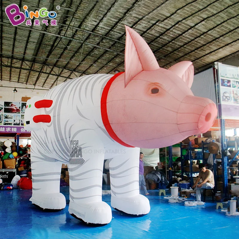 

2024 New Arrivel Inflatable Astronaut Zebra/Rhino/Pig Balloon Model Inflatable Astronaut Animal Display For Theme Decoration-Toy