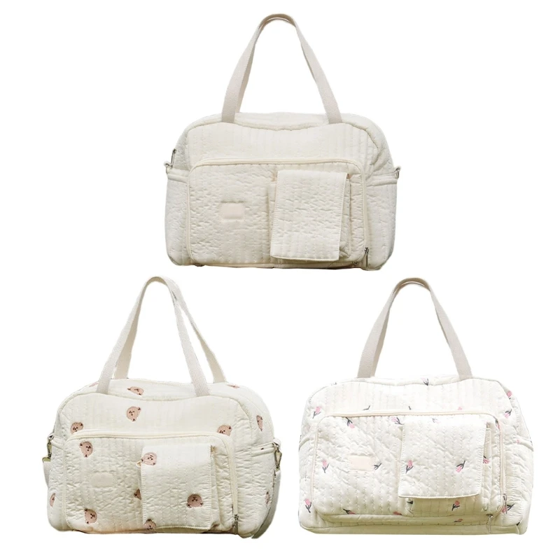 

Lightweight Crossbody Bag Mom Travel Bag Feature Quick Access Tissue Pocket and Spacious Interior Organization