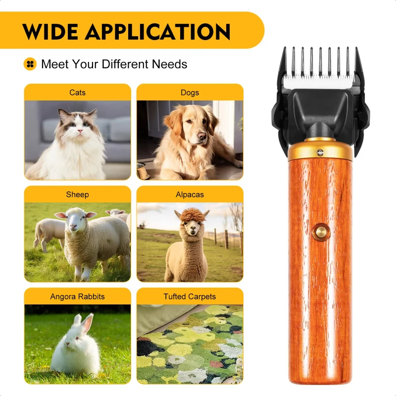 Portable  Pet Clipper with  Box Dog Cat Grooming Kit Professional  Hair Clippers Tool Accessories Low Noise Cat bandana Pets Dog