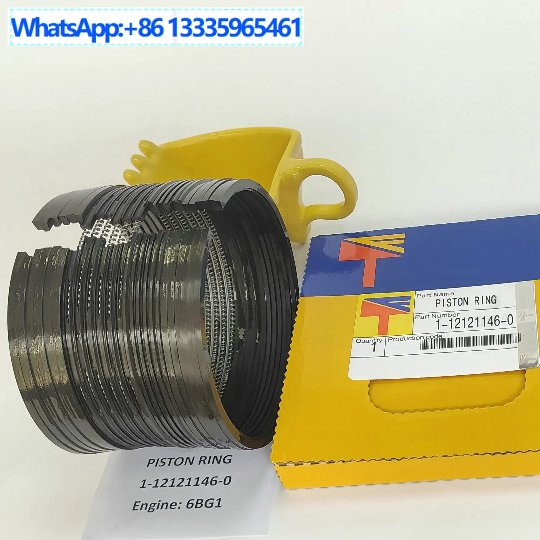 

Hitachi, Zax ZX230 ZX250H-3 G6BG1 1-12121146-0 piston ring