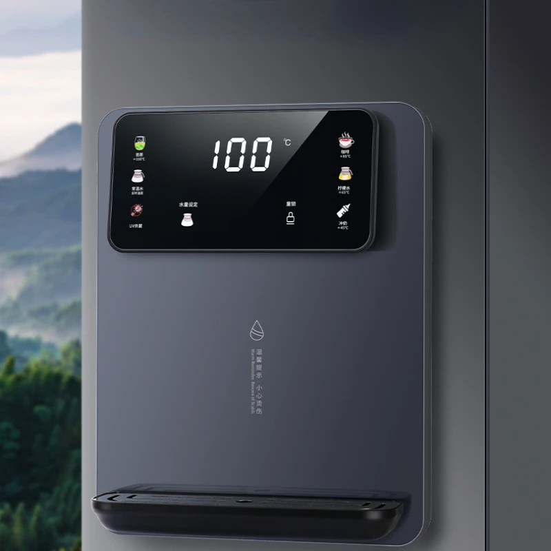 Color Screen Quick-Heating Pipeline Machine Water Dispenser Temperature Adjustment Water Volume Instant Hot Wall-Mounted