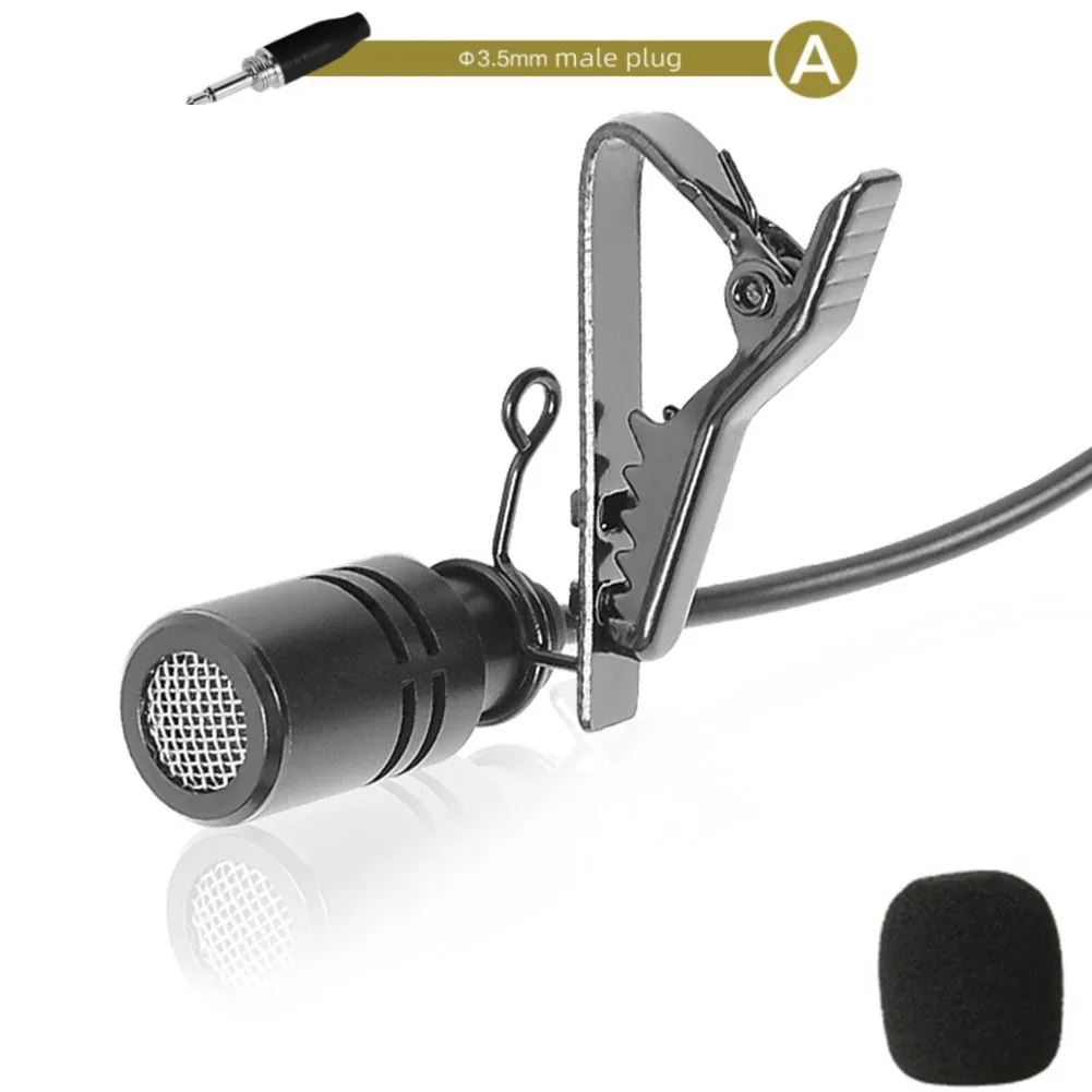 

Wireless Systems Lapel Microphone Approx.12*8*2cm Musical Instruments Plastic Portable Pro Audio Equipment Brand New