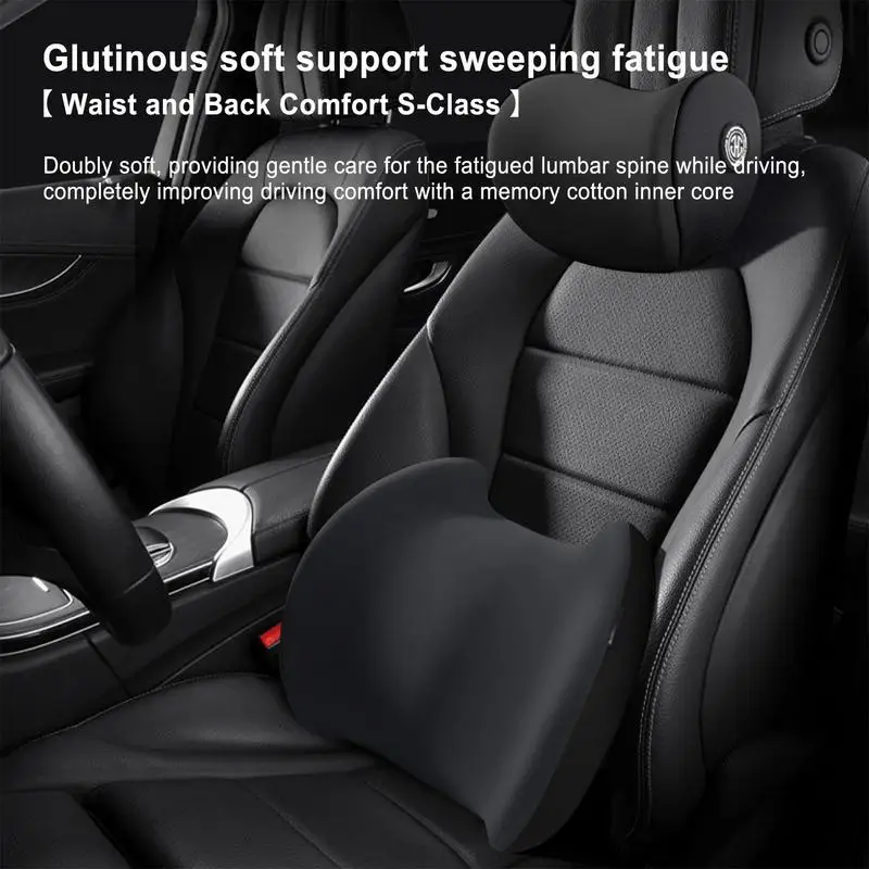 Travel Car Back Cushion Coccyx Orthopedic Memory Foam Massage Seat Cushions Chair Office Nap Therapy Callipygian Padding Durable