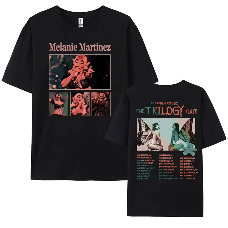 Melanie Martinez The Trilogy Tour 2024 Tee Shirt Portals Album T-shirt Men Women's Vintage Fashion Oversized T Shirt Streetwear