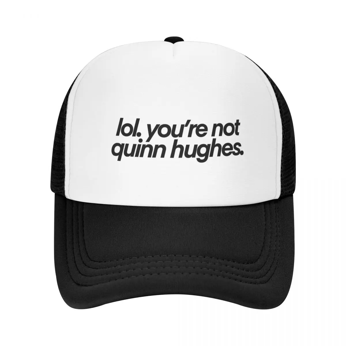 lol you’re not quinn hughes Baseball Cap Sun Cap Thermal Visor Golf Cap Luxury Man Hat For Man Women's