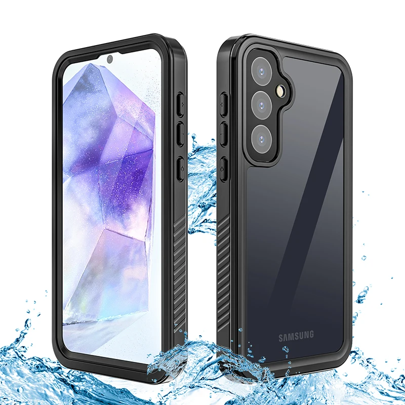 Military Grade Anti-Fall IP68 3 Meter Waterproof Case For Samsung Galaxy A55 A54 5G Diving Swim Rock Climbing Outdoor Sports