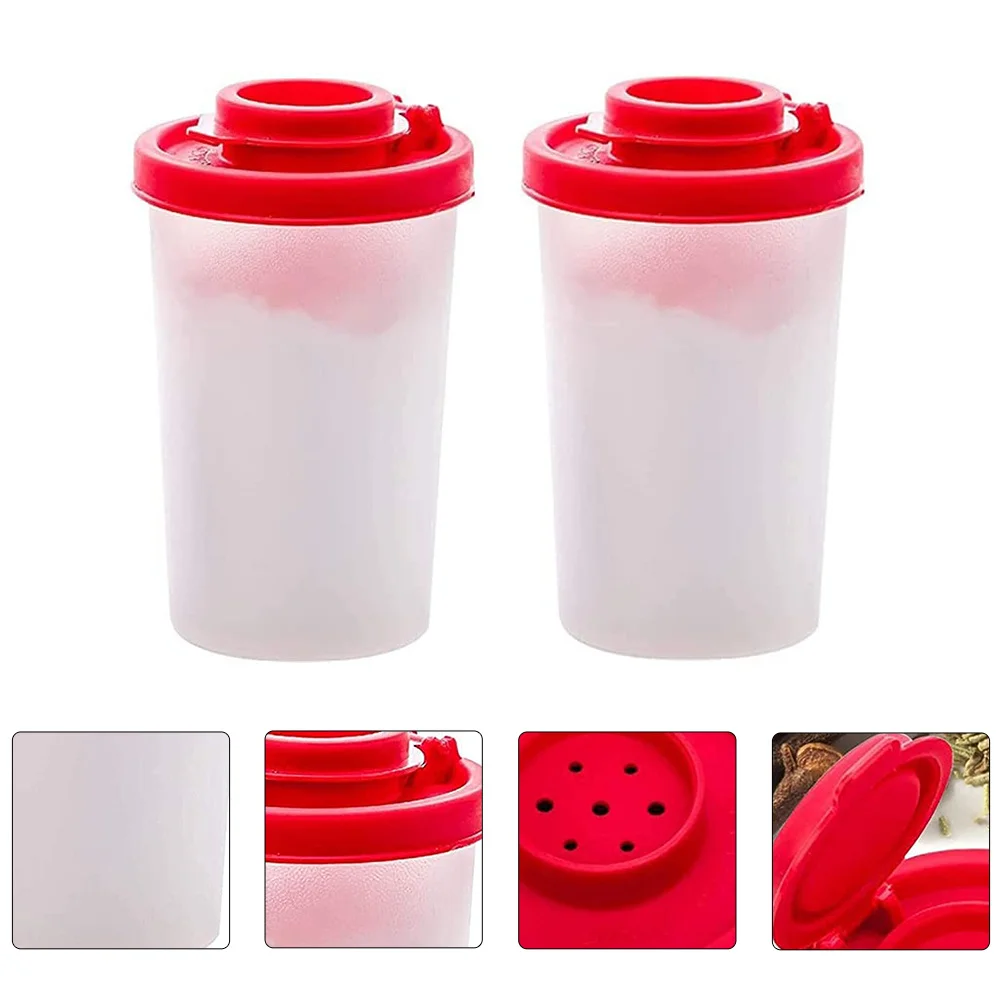 

2Pcs Pepper Storage Bottles Portable Seasoning Containers Outdoor Use Mini Pepper Cellar Kitchen Supplies Easy Install Practical