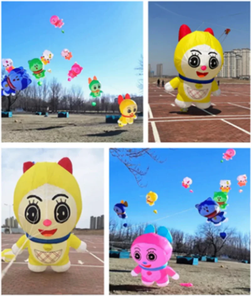 Free Shipping inflatable kite pendant flying soft kite windsocks kites show kites outdoor games for adults cartoon colorful kite