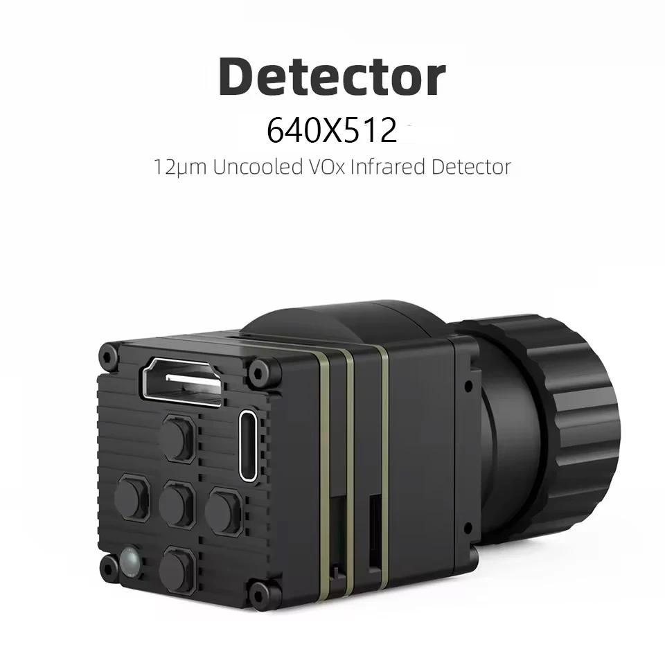 Infrared Thermal Camera 640x512 Industry Thermal Imager LWIR Camera HDMI USB UVC Uncooled Vehicle IR Imaging Camera Outdoor