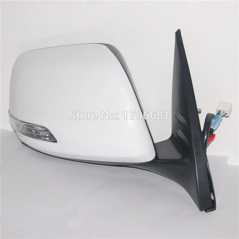 CAPQX 9Pin Auto Electric Folding Side Rear View Mirror For TOYOTA LAND CRUISER PRADO GRJ150 KDJ150 2013 2014 2015 87910-60N070