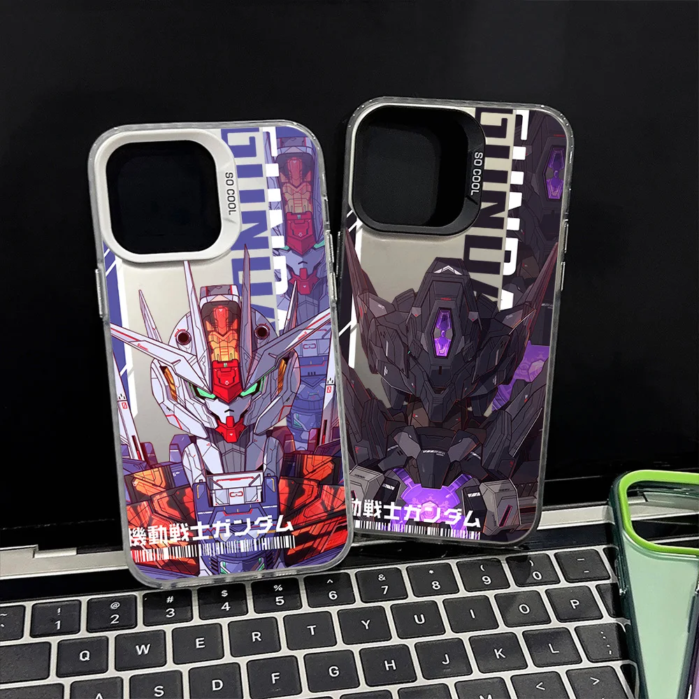 Coque de téléphone portable G-Gundams imbibé, coque laser pour Samsung Galaxy S24 S23 S22 Plus Ultra FE A71 A55 A54 A53