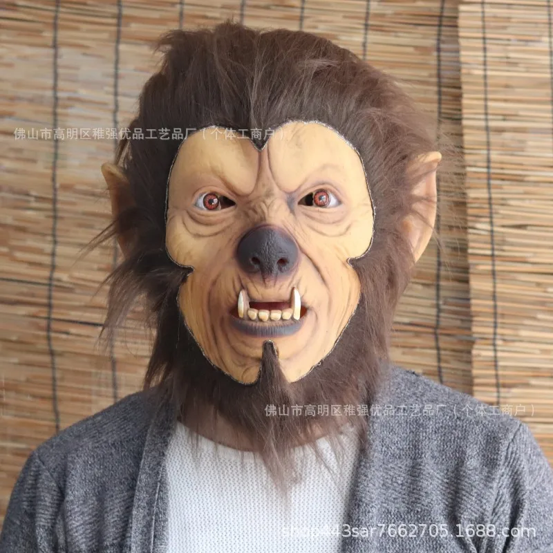 2025 Halloween Horror Monster Mask Funny Party Dress Up Orangutan Monkey Cosplay Accessories
