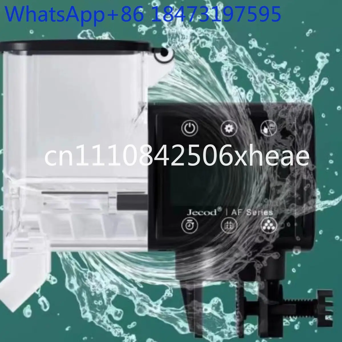 Fish tank feeder Intelligent timing feeding Fish feeding Multi-function Automatic transparent with Bluetooth
