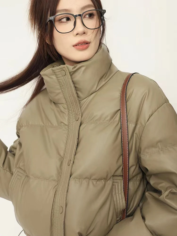 Рисунок 5 - Женская короткая парка из ПУ кожи