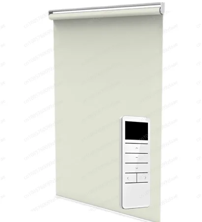 Gardens Protector solar inteligente para persiana enrollable, tela opaca, Control remoto, Motor tubular motorizado para ventanas