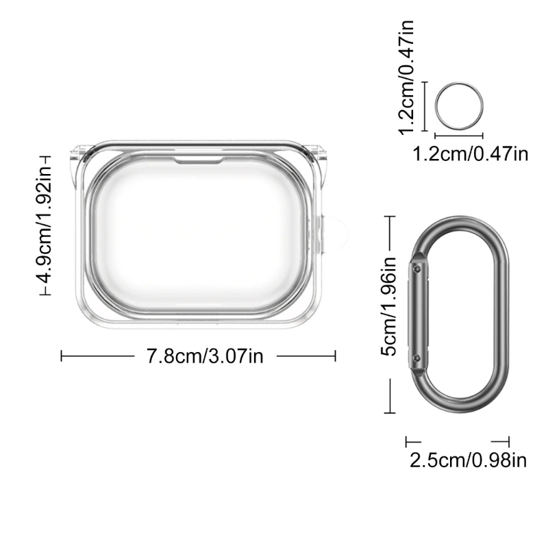 R91A ポータブルイヤホンプロテクター TPU イヤホンケース保護イヤホンスリーブクリアイヤホン収納ケースイヤホン耳用 (a)