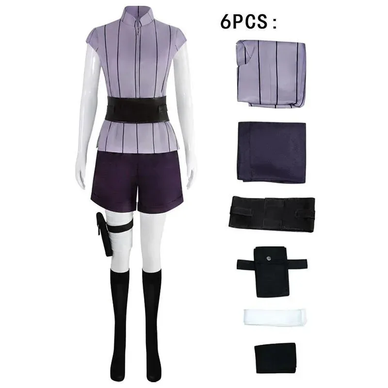 2024年新作 日向ヒナタ コスプレ衣装 ウィッグ付き レディース ハロウィン カーニバル 衣装 日向忍者 コスプレイヤー ウィッグ付き