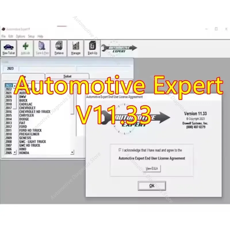 HOT Automotive Expert V11.33 Management Software diagnostic programs TIME unexpire patch with Crack with install video
