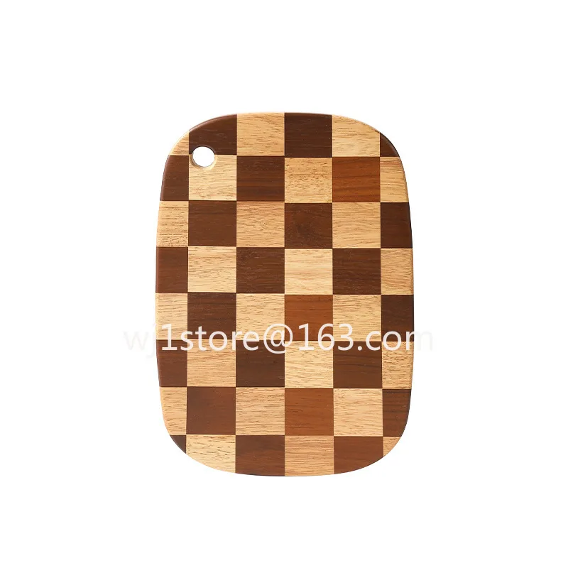 Wood cutting board rectangular chopping board splicing double-sided thickened household solid wood cutting board
