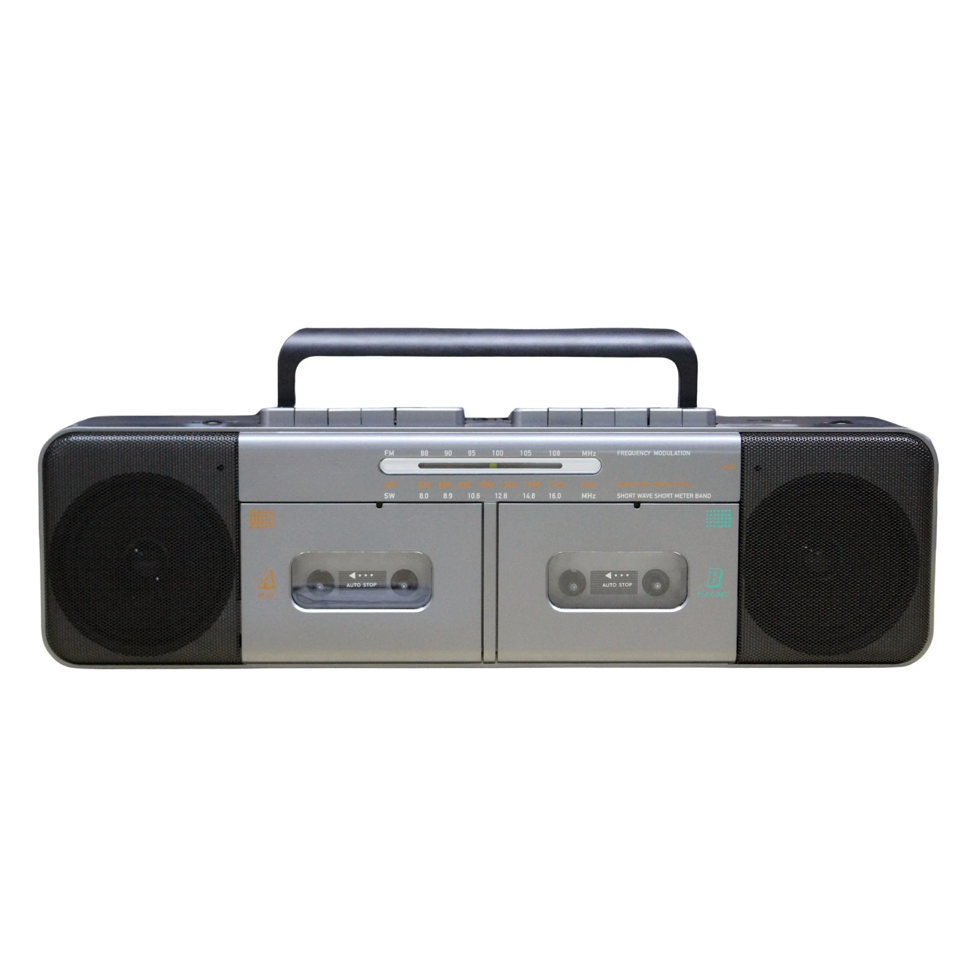Multi-band radio Bluetooth recorder Dual tape compartment Multi-function tape machine