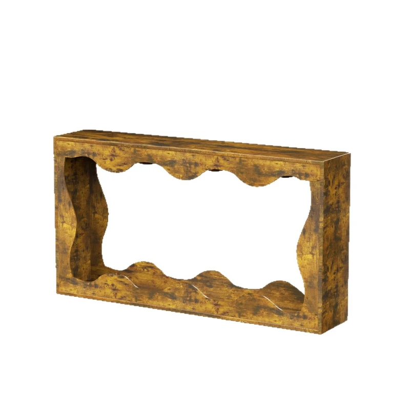 

Medieval wabi-sabi wind strip case Retro homestay case table End view table Light luxury American entrance table