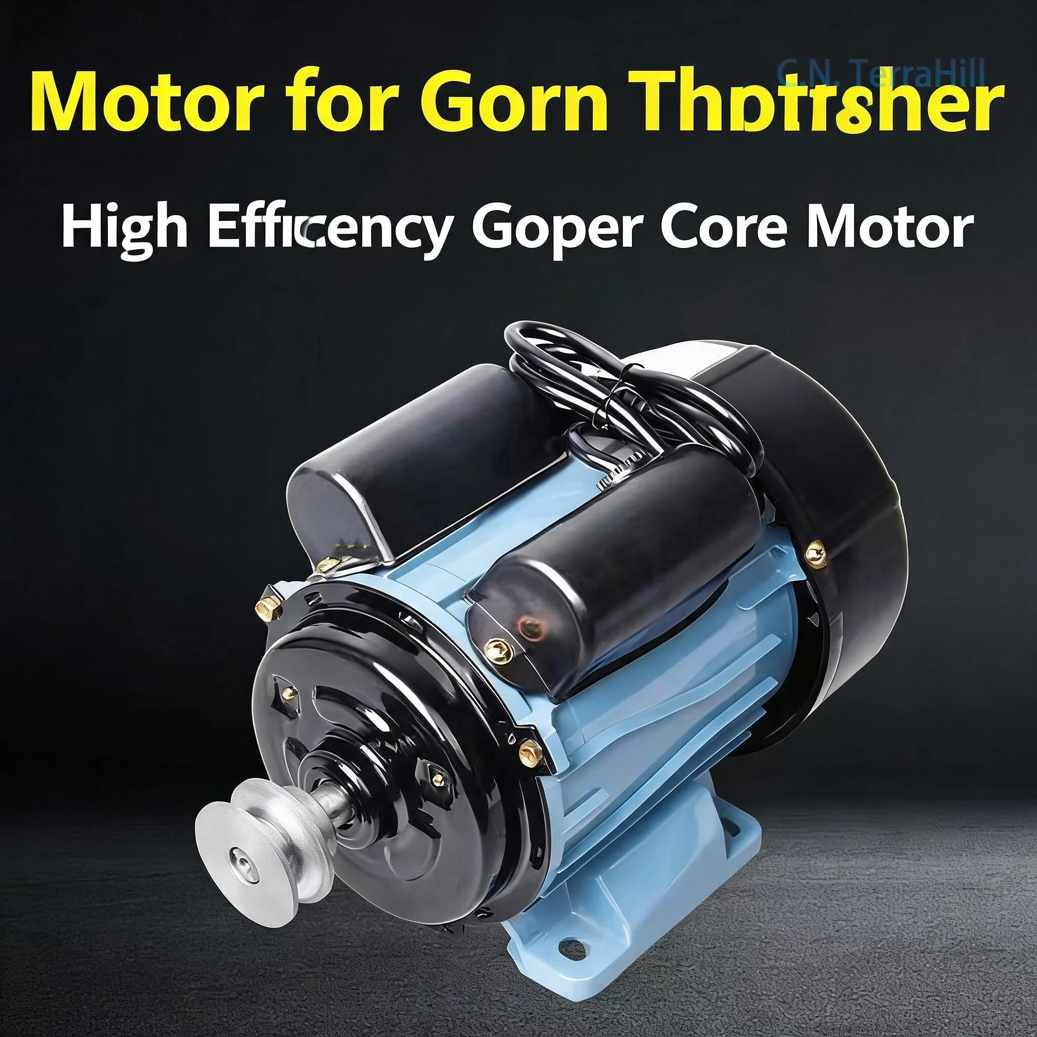 220V Single-Phase Corn Sheller Machine Small Electric Motor Pure Copper Wire Agricultural Equipment
