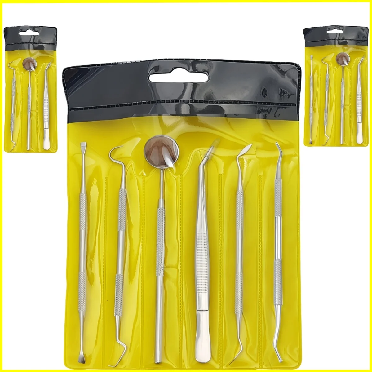 

Dental Tools Mouth Mirror Kit Dentists Pick Oral Care Kit Plaque Tartar Remover Scaler Probe Dentist Tools Dentistry Instrument