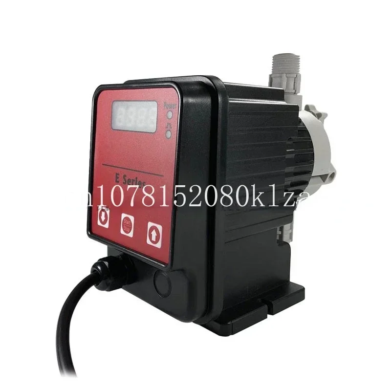 Electromagnetic diaphragm metering pump, water treatment dosing device, acid and alkali resistance and corrosion resistance