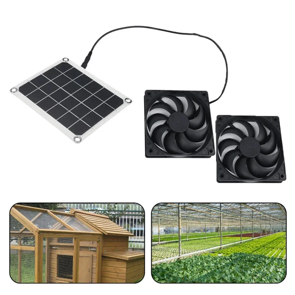 Heat Dissipation Chicken Coops Solar Exhaust Fan Chicken Coop Fan Effective Air Circulation Efficient Ventilation