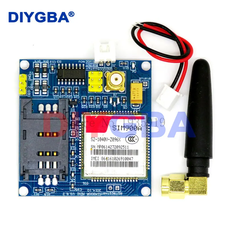 SIM900A SIM900 MINI V4.0 Wireless Data Transmission Module GSM GPRS Board Kit w/Antenna