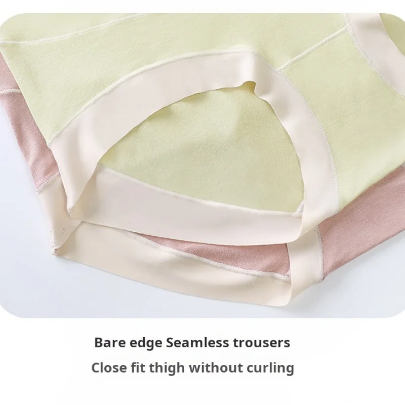 ملابس داخلية للأمهات مكونة من 3 قطع سراويل داخلية عالية الخصر لدعم الحمل مضادة للبكتيريا وقابلة للتنفس للنساء ملابس داخلية للحمل