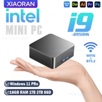 Portable Mini PC Gamer Intel Core i9 8950HK Windows 11 Pro Mini Computer 16GB DDR4 1TB 2TB SSD 1000M Ethernet Gaming PC Desktop