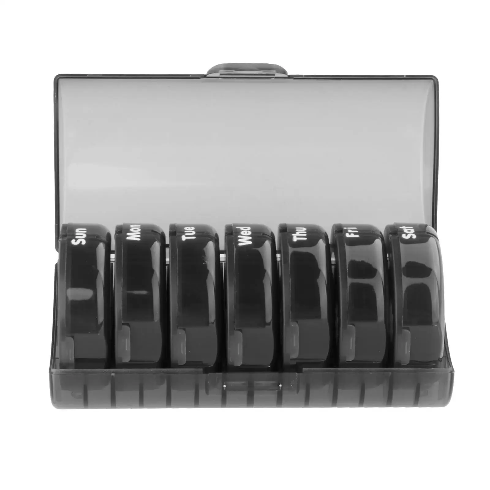 7 Day Pill Organizer with Morning Evening Compartments Travel Medicine Storage Box for Supplements Vitamins and Pocket Use