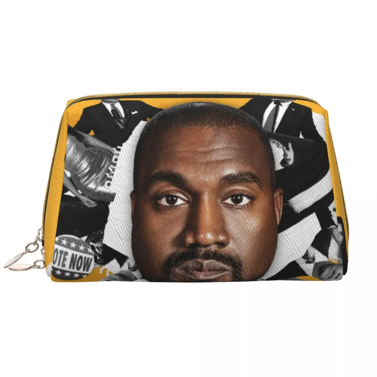 Travel Funny Kanye West Meme Toiletry Bag Rapper Music Producer Cosmetic Makeup Organizer Women Beauty Storage Dopp Kit Case