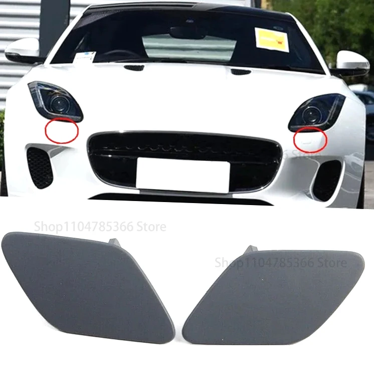 

For Jaguar F-Type 2014-2019 car front bumper headlamp washer cover cap C2P22198LML/C2P22197LML car accessories