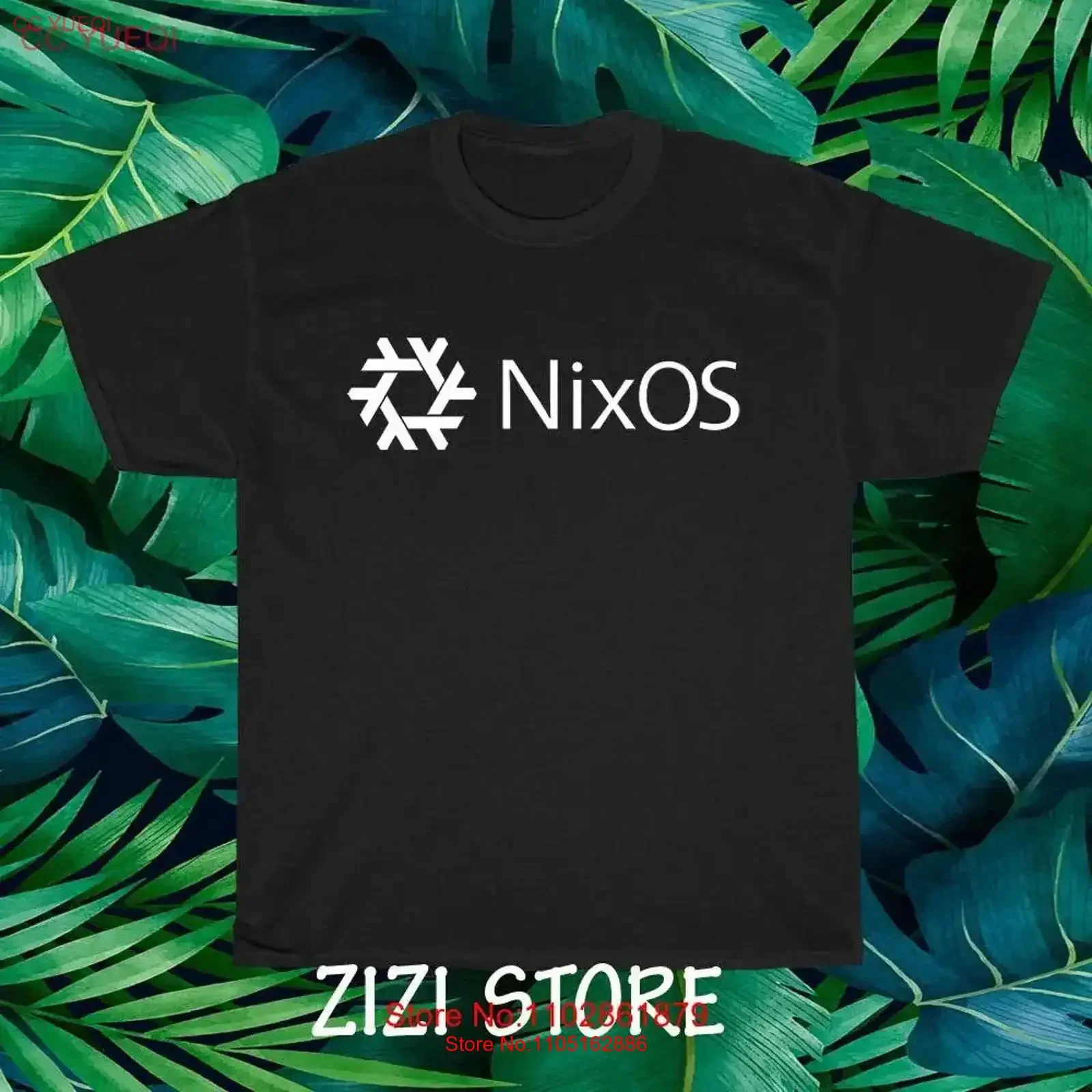

New Nixos logo T Shirt Funny Size S to 5XL vintage Washed Stylish homme Breathable Comfortable Stretched Casual streetwear