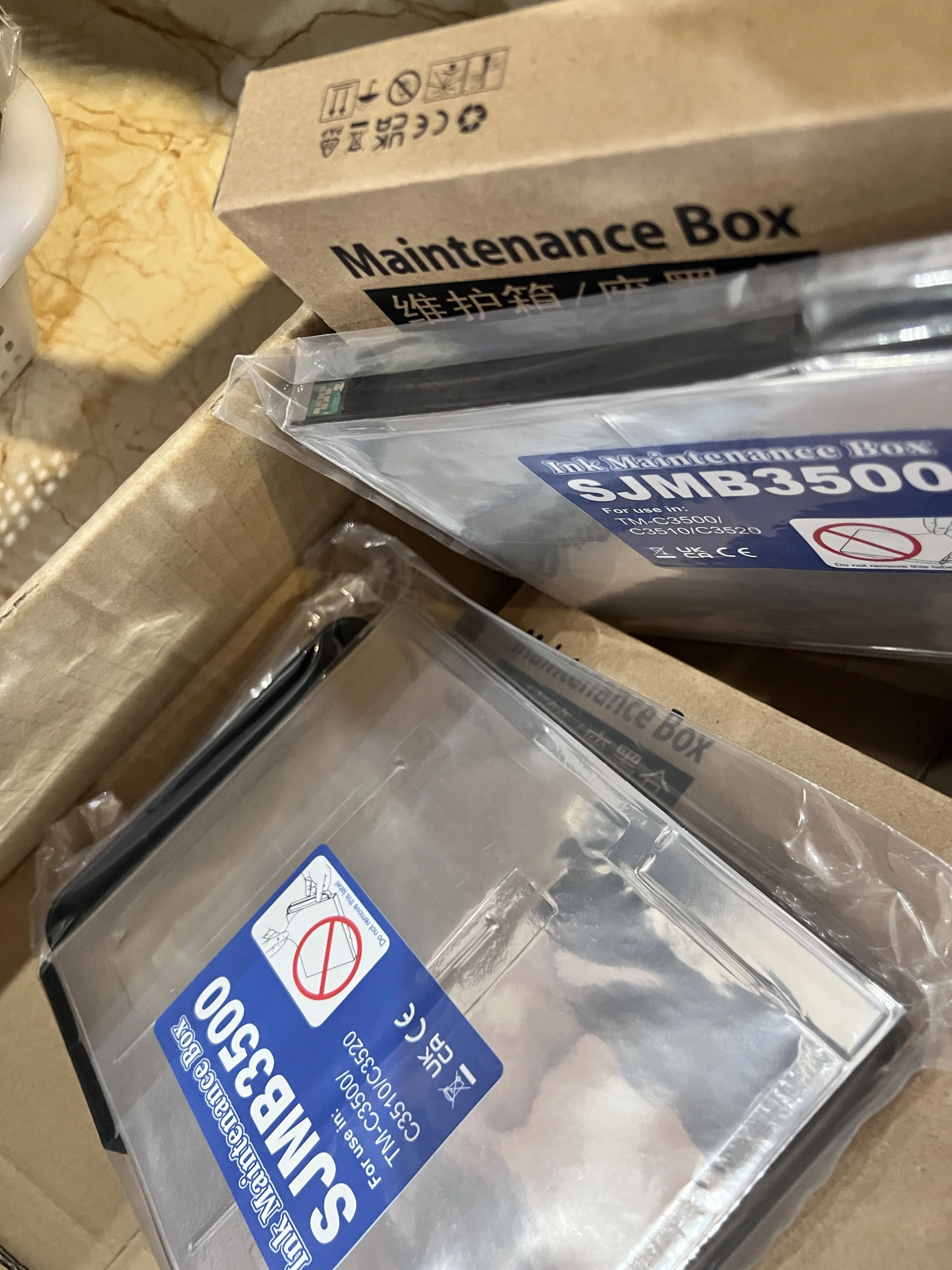 

1X SJMB3500 C33S020580 Коробка для обслуживания EPSON ColorWorks C3500 C3510 C3520