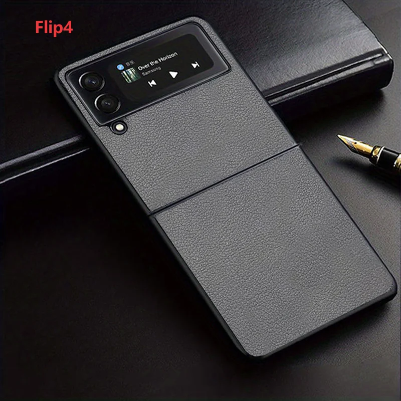 Luxuriöse Business-Style Retro Litchi-Textur Hülle für Samsung Galaxy Z Flip 8 6 5 4 3 5G Flip7 FE Ultra Dünne Harte Stoßfeste Abdeckung – Detail 13