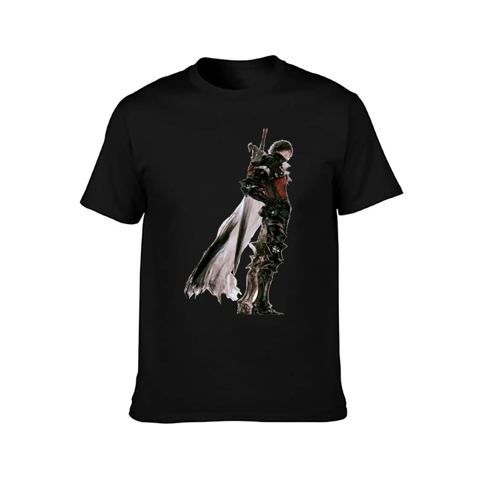 FFXVI Clive Rosfield T-Shirt Summer Casual Cotton Tee Oversized Streetwear Tops Vintage Graphic Print Loose Fit Short Sleeve