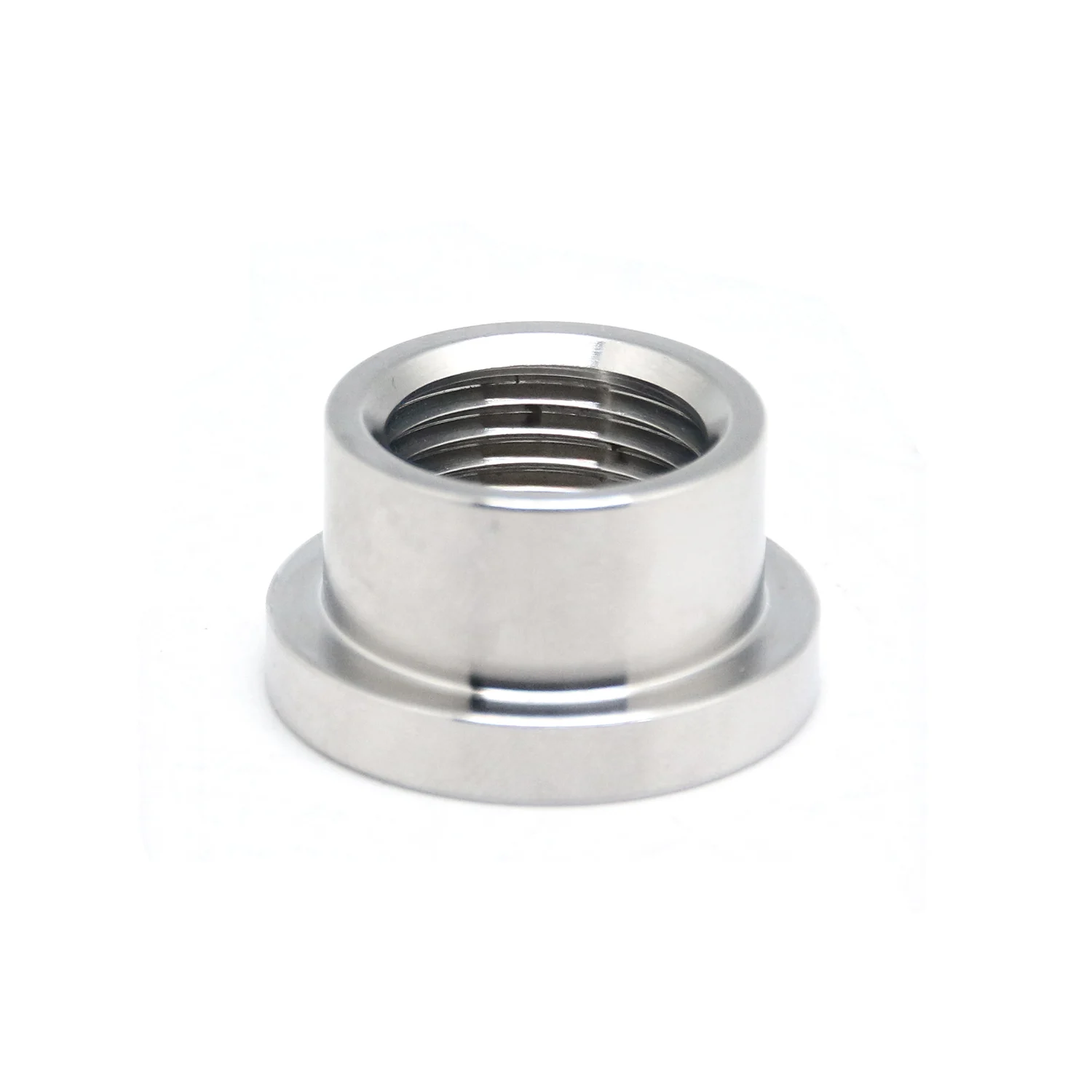 SS304 Female Threaded NPT Stepped Weld Bung Mounting Fitting NPT Female Stainless Steel 304  for O2 Oxygen1/4\