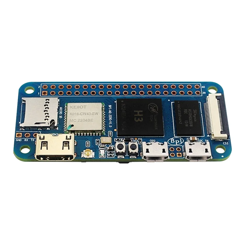 For Banana Pi -M2 Zero Allwinner H3 4-Core 512MB DDR3 RAM Open Source PC Development Board+Acrylic Case+Heat Sink Kit
