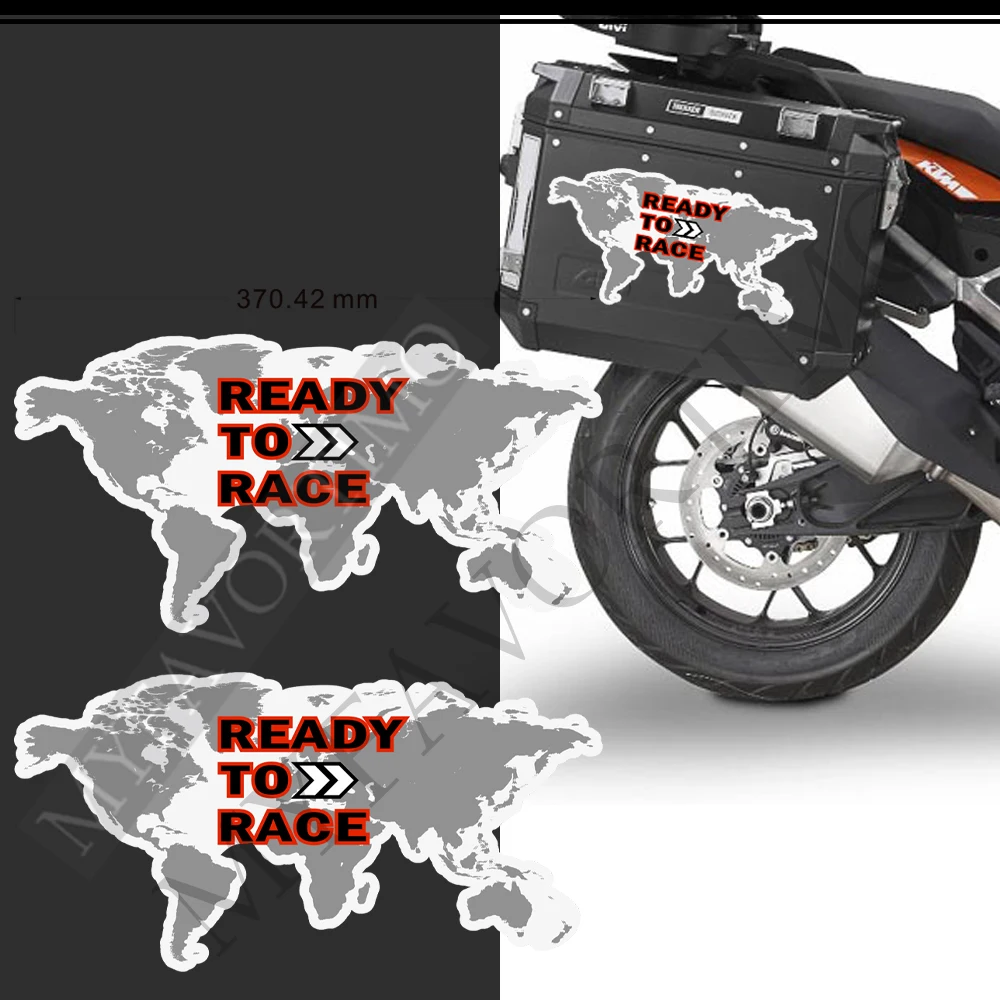 Motocicleta para ktm 250 390 1050 1090 1190 1290 1390 s r super aventura adv tronco casos de bagagem panniers alumínio pvc adesivos