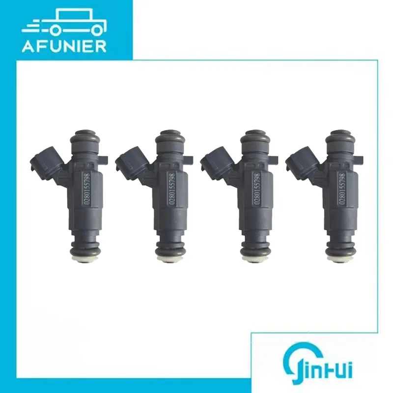 

4Pcs Fuel Injector Nozzle For Nissan Almera Tino Primera P11 2.0 16V 96-05 OE No.:0280155798