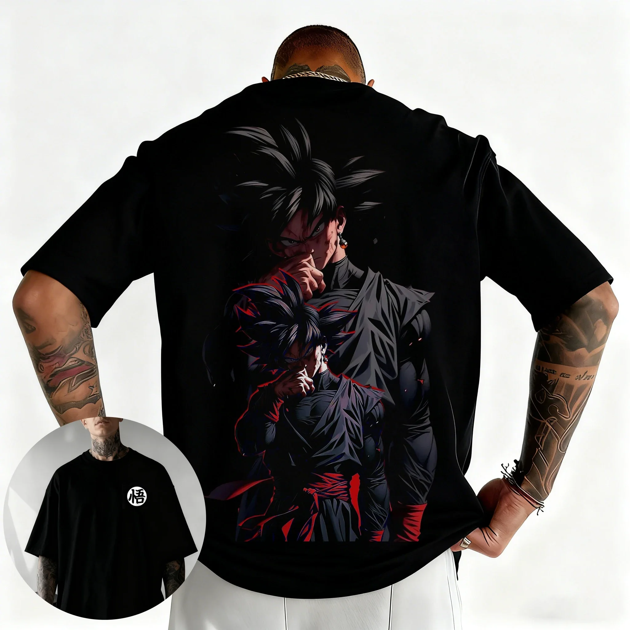 

Мужская футболка с принтом японского аниме Dragon Ball, детская футболка Majin Buu для мальчиков, детская футболка с короткими рукавами в стиле Харадзюку, летняя одежда