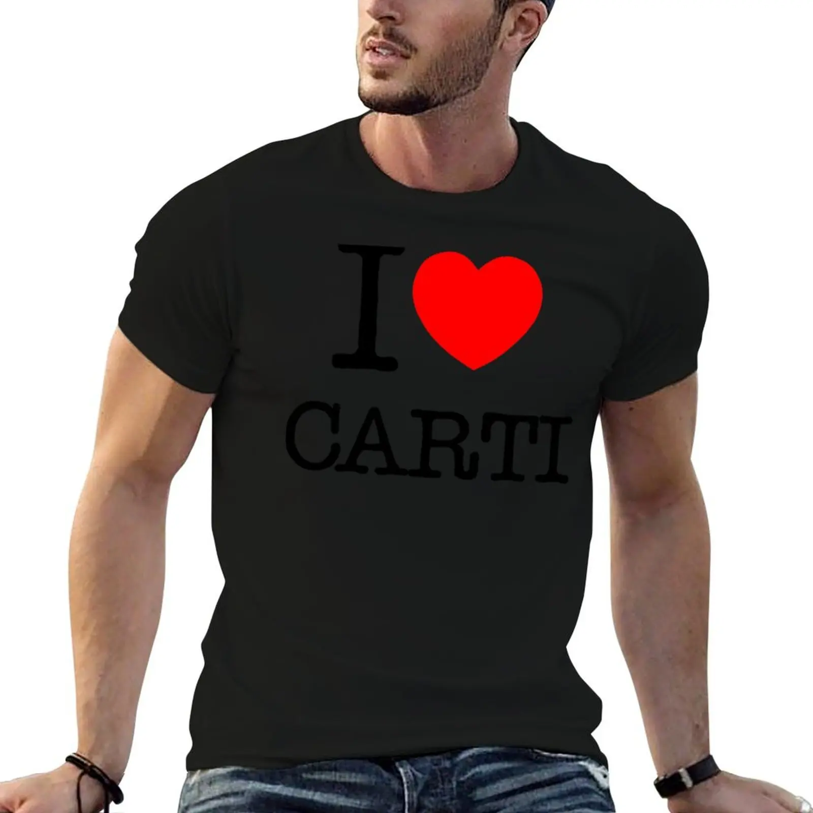 I Love Carti T-Shirt summer clothes anime figures oversized vintage t shirts mens big and tall t shirts