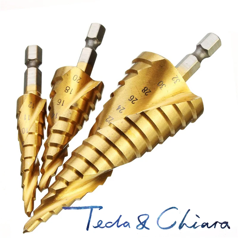 Broca Hss Espiral Mini Acessórios de Broca Cone de Carboneto Sólido Conjunto de Peças de 412 20 32 mm