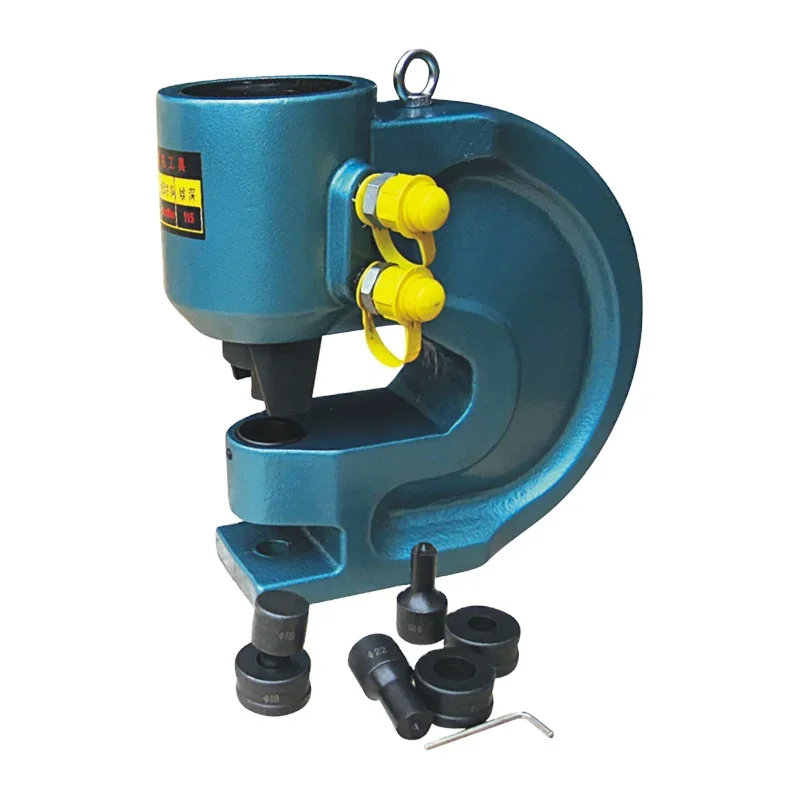 2025CH-80 Drilling Machine 35T Digger Force Hydraulic Punching Tool Puncher For Iron Plate Stainless Steel Copper Bar