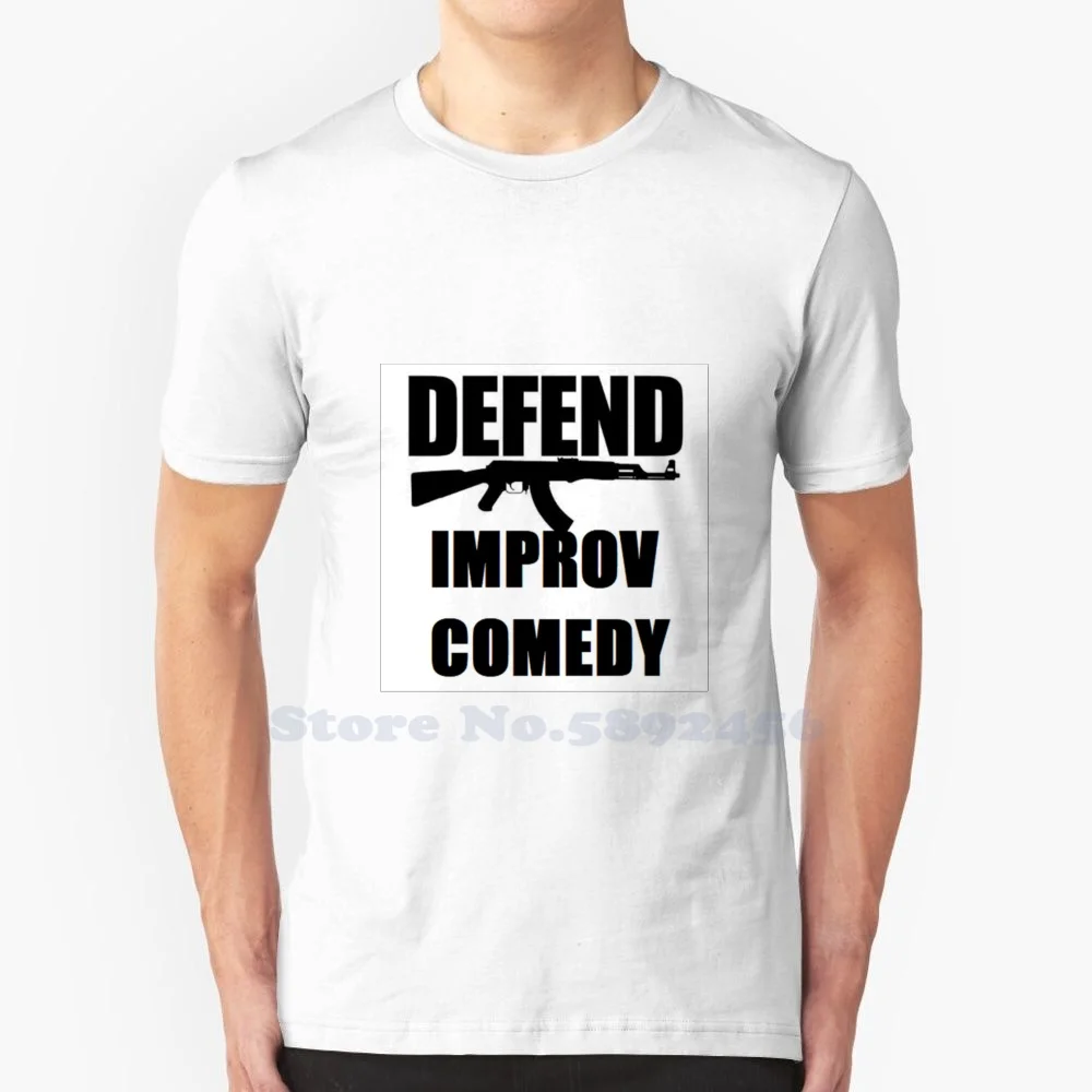 Defend Improv Comedy Pop Punk 100% cotton T-Shirt Men And Women