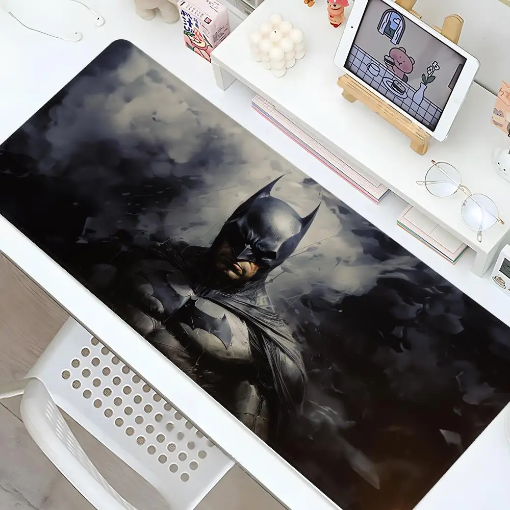 B-Batmans Mauspad Gaming Locking Edge große Computer Gamer große Gummi Anime Kunst Mouse pad Laptop Schreibtisch matte